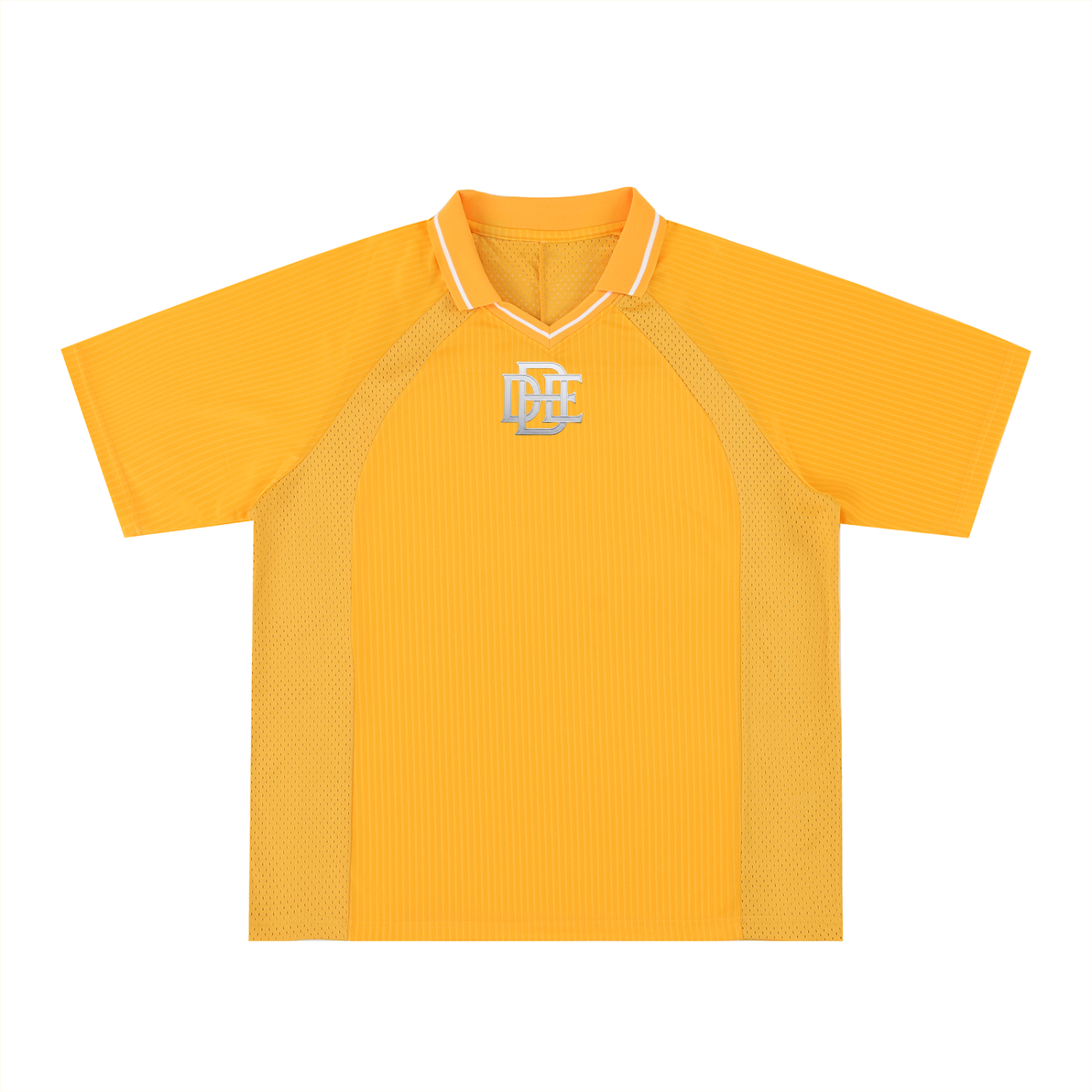 Striped V-Neck Soccer Jersey