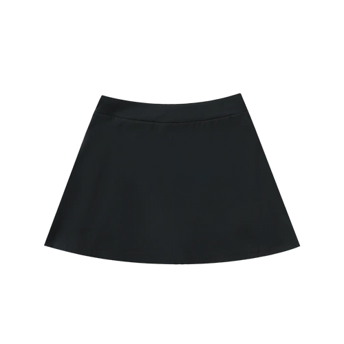 DHDE High-Waist Pocketed A-Line Skirt