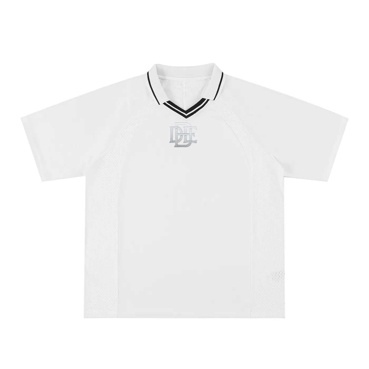Striped V-Neck Soccer Jersey