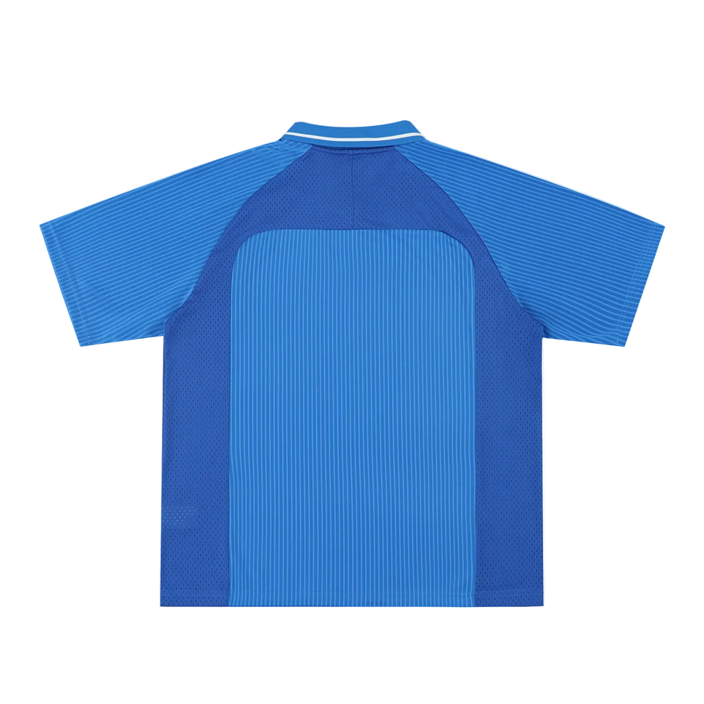 Striped V-Neck Soccer Jersey